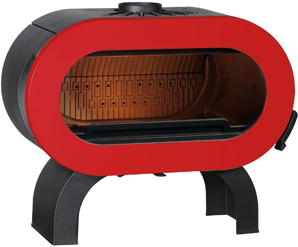 Піч-камін Invicta FIFTY arche червона емаль